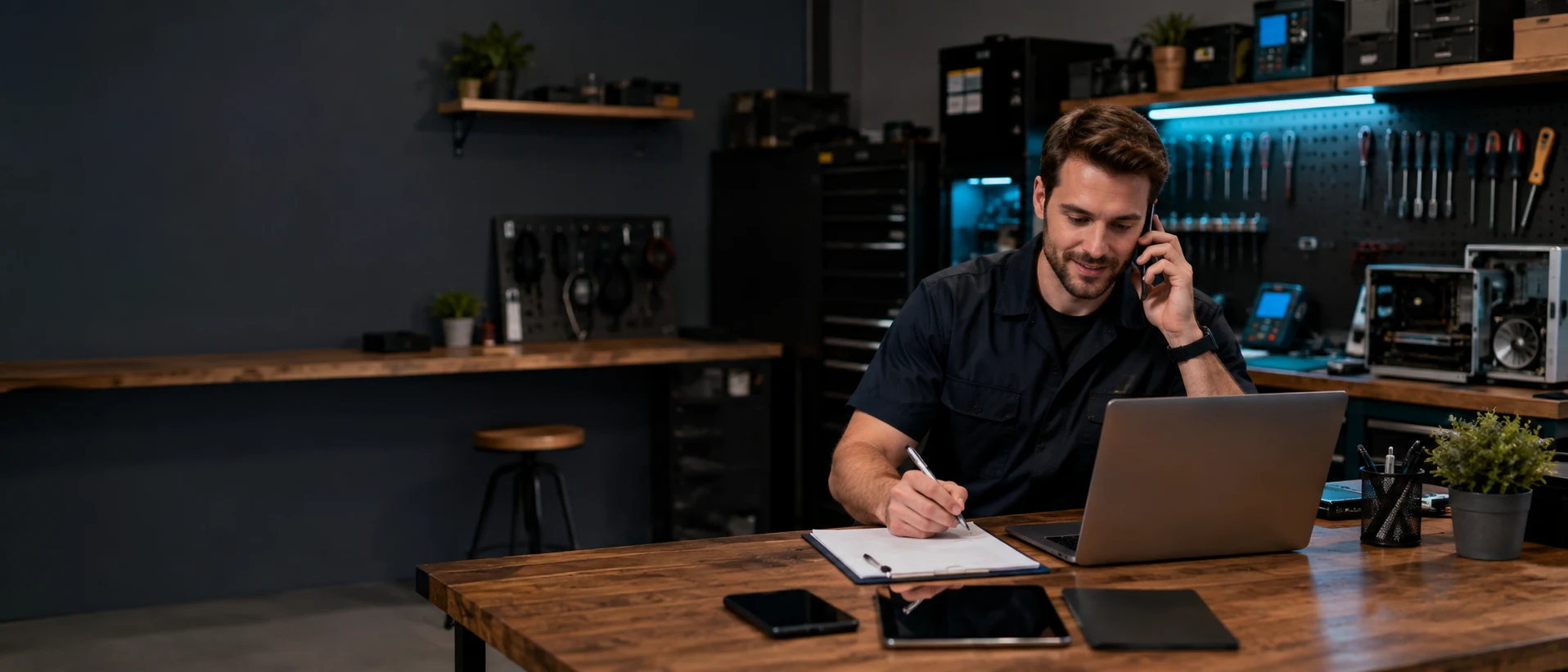 Gigabyte Garage technology workshop ready for customer support requests